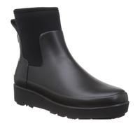 Hunter Refined Creeper Neo Chelsea Rubber Women's Ankle Boots - Black - Size:UK 8
