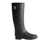 Hunter Refined Tall Women's Onion Quilt Wellington Knee High Boot (Black, 5 UK, Medium)