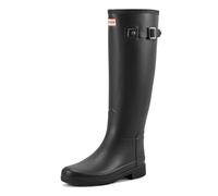Hunter Refined Women's Tall Waterproof Boots (Black, UK Size 7)
