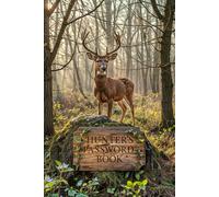 Hunter’s Password Book - Mossy Forest Edition | Large Print Internet Password Organizer with Rustic Deer & Wooden Sign Cover