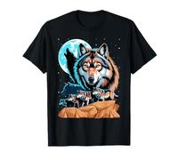 Hunter’s Wolf Owl House Wolves Howling at The Moon T-Shirt
