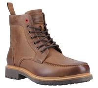 Hunter Shaws Ankle Boot Leather Men's Dark Tan Ankle Boots UK 9