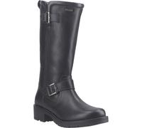 (7 (Adults'), 7 (Adults')) Hunter Skye Tall Boot Leather Women's Black Boots