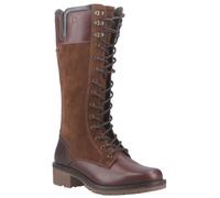 Hunter Skye Tall Boot Leather Women's Brown Boots UK 4