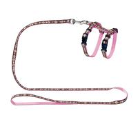 Hunter Smart Puppy Set Signs Nylon 10Mm 120Cm Brown/Pink For Dogs