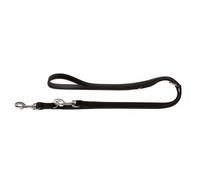 HUNTER Softie Art-Nubuk Nickel Training Lead Rope, 20 x 200 cm, Large, Black/Nappa Black