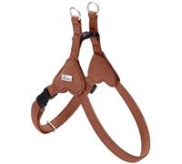 HUNTER SOHO MINI Dog Harness, Colour: Cognac, Cowhide Leather, Soft and Supple, Gentle on Fur, Lightweight, for Small Dogs and Puppies, Made in Germany, Size: XS