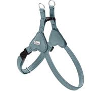 HUNTER SOHO Mini Dog Harness, Colour: Light Blue, Cowhide Leather, Soft and Supple, Gentle on Fur, Lightweight, for Small Dogs and Puppies, Made in Germany, Size: XS-S