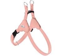 HUNTER SOHO Mini Dog Harness, Colour: Light Pink, Cowhide Leather, Soft and Supple, Gentle on Fur, Lightweight, for Small Dogs and Puppies, Made in Germany, Size: XXS-XS/2