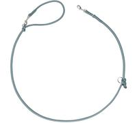 HUNTER SOHO Round Mini Adjustable Dog Lead Light Blue Cowhide 3-Way Adjustable Soft & Smooth Lightweight and Robust for Small Dogs and Puppies Made in Germany Size: 8/200