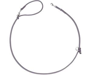 HUNTER SOHO Round Mini Adjustable Dog Lead Lilac Grey Cowhide 3-Way Adjustable Soft & Smooth Lightweight & Robust for Small Dogs and Puppies Made in Germany Size: 8/200