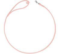 Hunter SOHO Round Mini Dog Lead Light Pink Cowhide Leather with Hand Strap Soft & Smooth Lightweight & Robust for Small Dogs and Puppies Made in Germany Size: 6/140