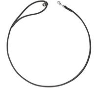 HUNTER Soho Round Mini Dog Lead | Cowhide leather with hand strap, for small dogs and puppies, made in Germany, colour: black, size: 6/140