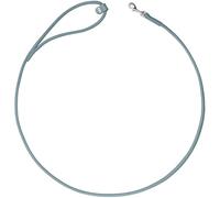 HUNTER Soho Round Mini Dog Lead | Cowhide leather with hand strap, for small dogs and puppies, made in Germany, colour: light blue, size: 6/140