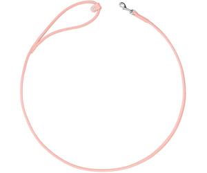 HUNTER Soho Round Mini Dog Lead | Cowhide leather with hand strap, for small dogs and puppies, made in Germany, colour: light pink, size: 6/140