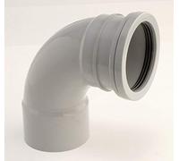 Hunter Soil 110MM 92.5 Bend Solvent Socket Tail Grey GS319