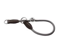 Hunter - T-Collar Freestyle - Dog collar size Halsumfang max. 35 cm - Ø 8 mm, grey