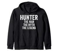 Hunter The Man The Myth The Legend First Name Humor Zip Hoodie