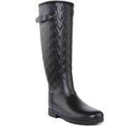 Hunter Tickle Quilt Waterproof Reflective Tall Womens Boot Black UK 3 - 8