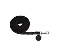 HUNTER Tracking leash Solid Education, 18/500 Soft genuine cow leather, black