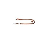 HUNTER Training leash, 16/200 Soft genuine cow leather, cognac
