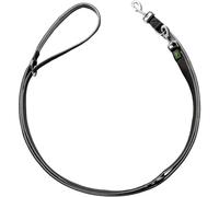 HUNTER Training leash Neoprene 10/200 black/grey, nylon, neoprene