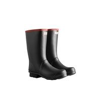 Hunter Argyll Full Knee Rubber Unisex Calf Length Boots - Black Black - Size:UK 7