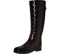 Hunter Unisex Adults Quilted Rain Boot, Black, 7 UK
