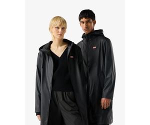 Hunter Unisex Black Downpour Andrea PU Rain Coat