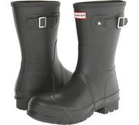 Hunter Unisex Short Rain Boot, Dark Olive, 7 UK