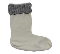 Hunter Unisex Waffle Tall Boot Sock Polyfleece Hunter White Pale Grey Socks 3-5 UK