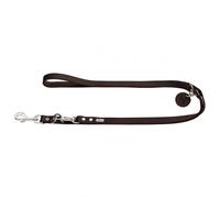 Hunter - V-Leash - Dog leash size Länge max. 200 cm - Breite 1,3 cm, brown