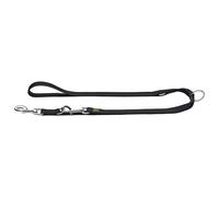 Hunter - V-Leash - Dog leash size Länge max. 200 cm - Breite 2,0 cm, black