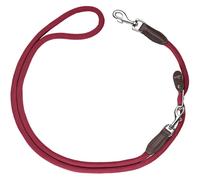 HUNTER Vario Freestyle Dog Lead Colour: Bordeaux, Infinitely Adjustable Length, Robust & Non-Slip Rope, Weatherproof & Easy to Clean, Perfect for