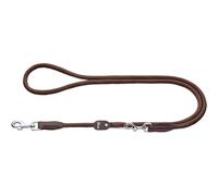 HUNTER Vario Freestyle Dog Lead - Colour: Brown, Fully Adjustable Length, Robust & Non-Slip Rope, Weatherproof & Easy to Clean, Perfect for Everyday Use & Training, Size: 8/260