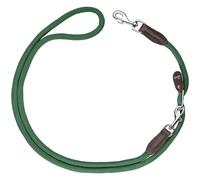HUNTER Vario Freestyle Dog Lead, Colour: Dark Green, Infinitely Adjustable Length, Robust & Non-Slip Rope, Weatherproof and Easy to Clean, Perfect for Everyday Use and Training, Size: 10/260