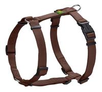 HUNTER Vario-Rapid Nylon Harness, 25/64 x 100 cm, Large, Brown | Durable nylon material, adjustable to 5 positions, lightweight, comfortable to wear, colour: brown, size: L
