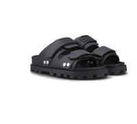Hunter Vegan Sandal WoMens Black Sandals Pu - Size UK 6