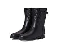 Hunter W Ref Short Ver Women's Ticle Quilt Wp Boot Ankle Boots (Black, UK 6)