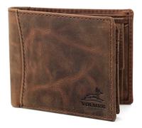 Hunter Wallet Real Leather with RFID Blocking Brown Typ #MW82A