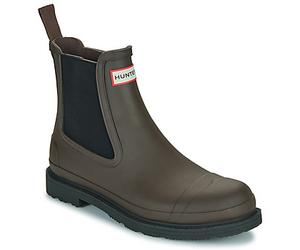 Hunter Wellington Boots CHELSEA COMMANDO in Brown 6.5