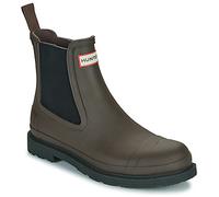 Hunter Wellington Boots CHELSEA COMMANDO in Brown 9