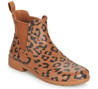 Hunter Wellington Boots ORG REFINED CHELSEA HYBRD PRNT in Brown 6