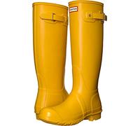 Hunter Womens Original Tall Wellington Boots in Yellow - Size UK 4