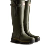 Hunter Balmoral Adjustable Dark Olive Womens Wellingtons WFT2201RNP in a Plain Man-made in Size 3
