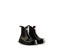Hunter Women's Black 'Commando' Gloss Chelsea Boots | Size: 5 Hunter Black 5