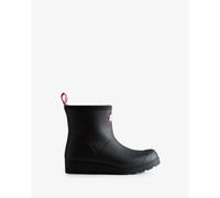 Hunter Women's Black Play Shearling Insulated Short Wellington Boot