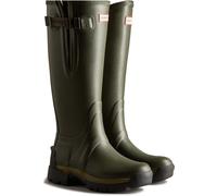 Hunter Balmoral Adjustable Dark Olive Womens Wellingtons WFT2201RNP in a Plain Man-made in Size 3