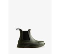 Hunter Women's Dark Olive Commando Chelsea Boot