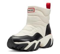 Hunter Women's Debra Waterproof Ankle Boots, Ivory/Black, 40 EU